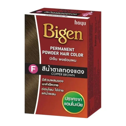 Bigen Powder Hair Color Deep Burgundy permanent hair dye shade G