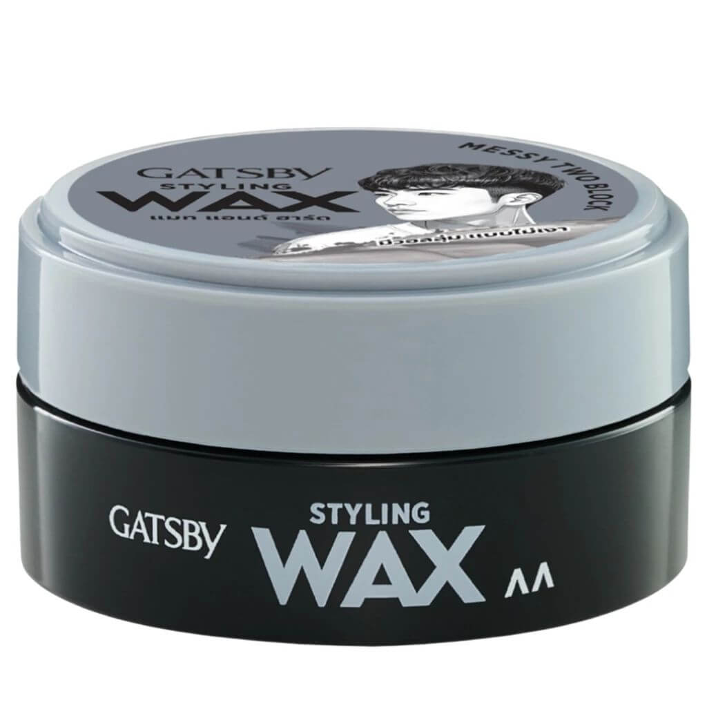 12 x GATSBY Styling Wax Matte Hard Messy Two Block Hair Wax Non