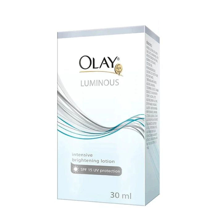 Olay Luminous Intensive Lotion SPF15 30ml packaging box design