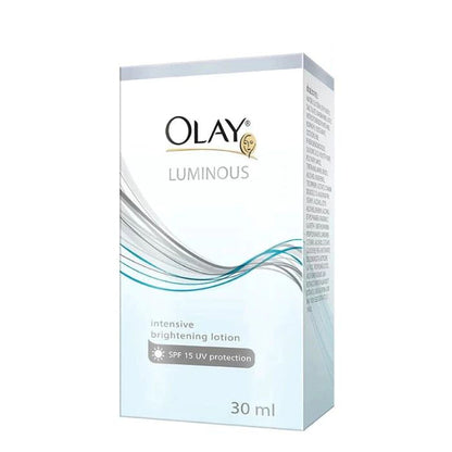 Olay Luminous Intensive Lotion SPF15 30ml packaging box design