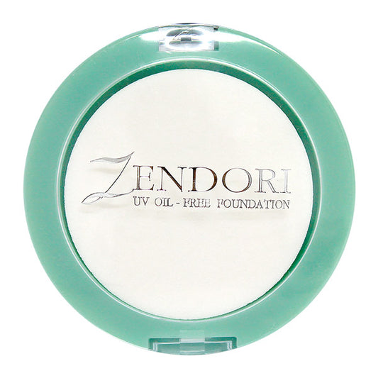 Zendori Oil Free Foundation round compact case top view